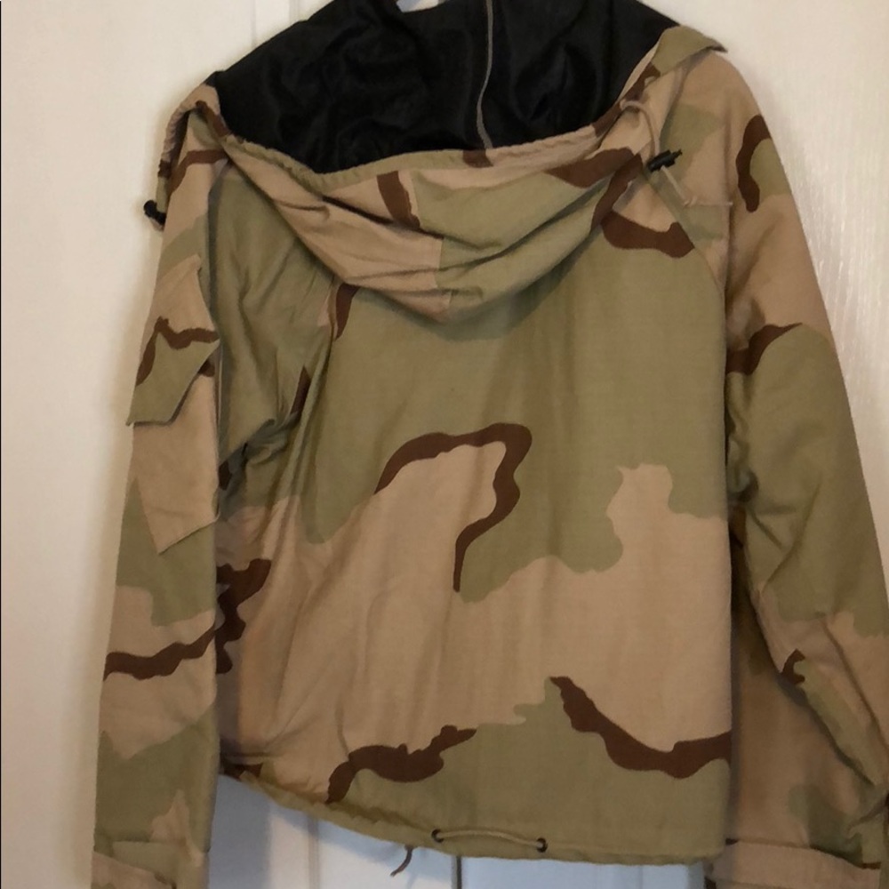 Chemical protection camouflage hooded jacket - Picture 2 of 5